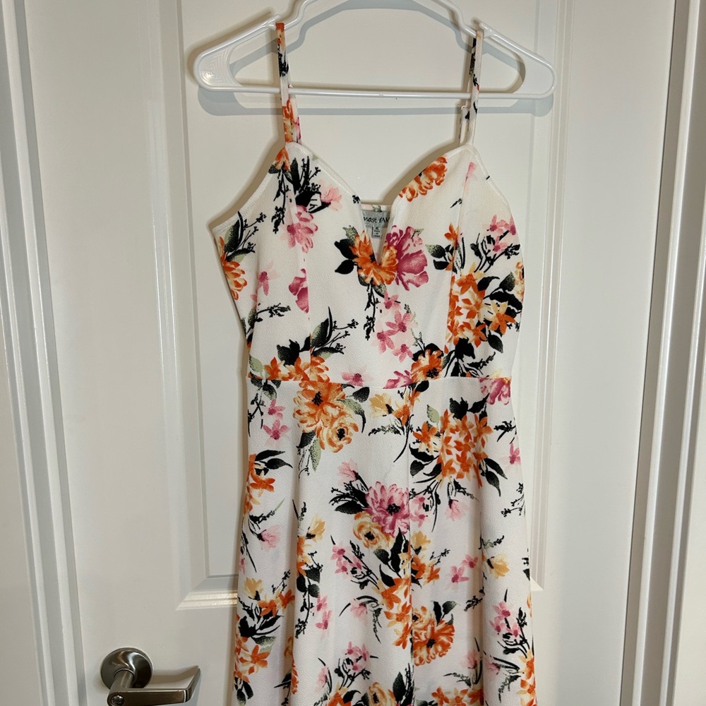 Floral Spaghetti Strap Dress
